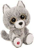 Nici Kuscheltier Wolf Wynne Natur Vollmond Plüsch Grau, Höhe: 15 cm - Bild 1