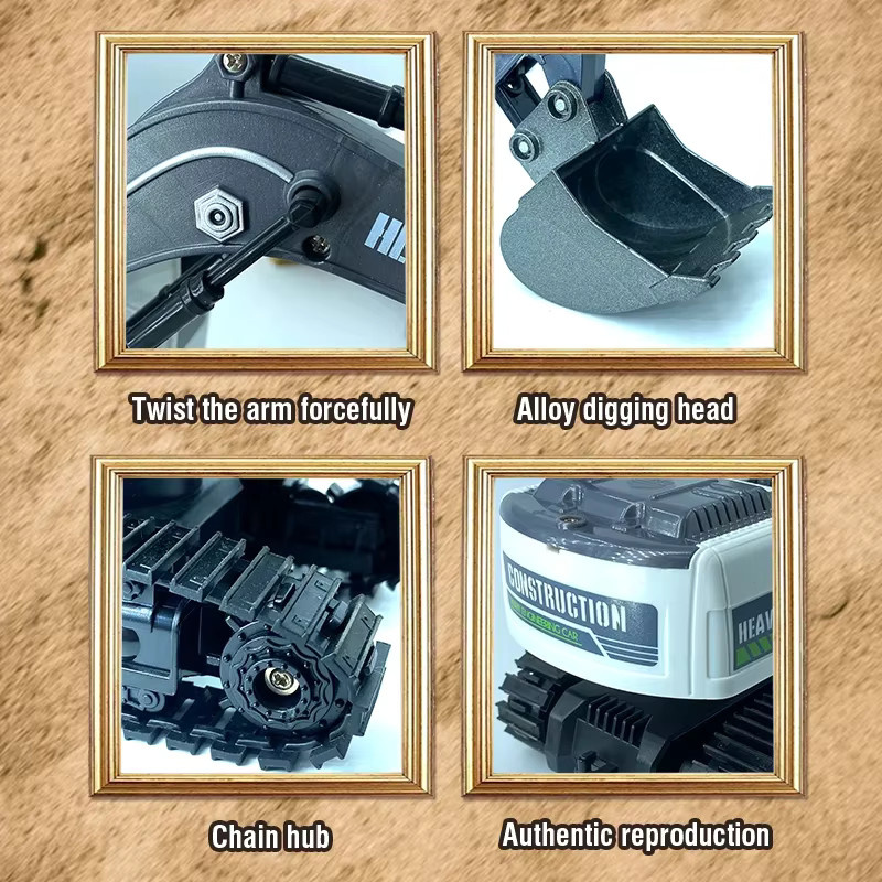 CONUSEA RC-Truck Bagger Muldenkipper, ferngesteuertes Auto, 1:24 - Bild 3