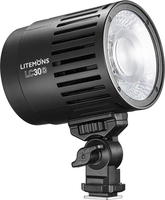 Godox LC30D Litemons Tisch-LED-Videoleuchte in Schwarz mit 33 W Leistung und 5600 K Farbtemperatur - Bild 1