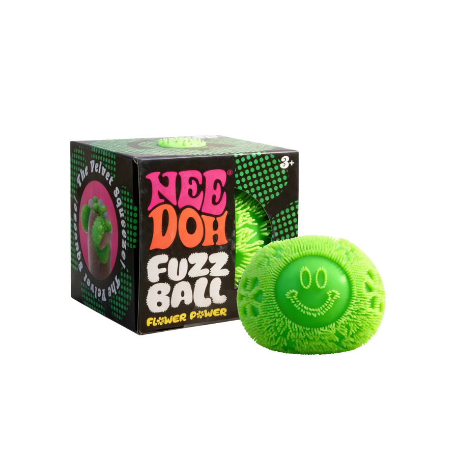 Schylling Doh Fuzz Ball Flower Power, Sensorischer Fidget Cube Squishy - Bild 3