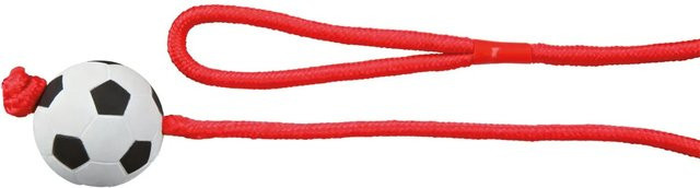 Jollypaw Fußball am Seil Moosgummi, ø 6 cm, 1 m - Bild 1
