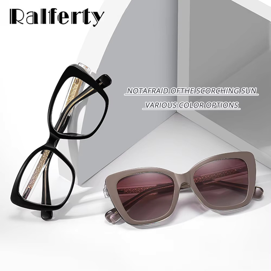 Ralferty Cateye Sonnenbrille, Vollrand, Kunststoff, Damen - Bild 3