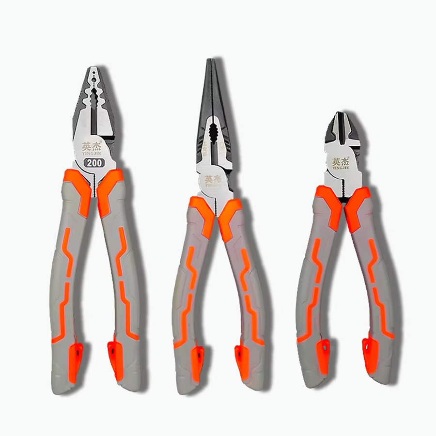 WOZOBUY Multifunktionale Universal-Diagonalzange und Spitzzange als Drahtschneider für Elektriker, 6/8 Zoll - Bild 3