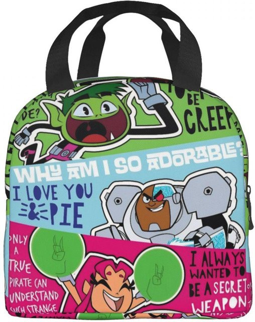 Isolierte Thermobox Fancy Style Studio Titans Go Beast Boy in Multicolour - Bild 1