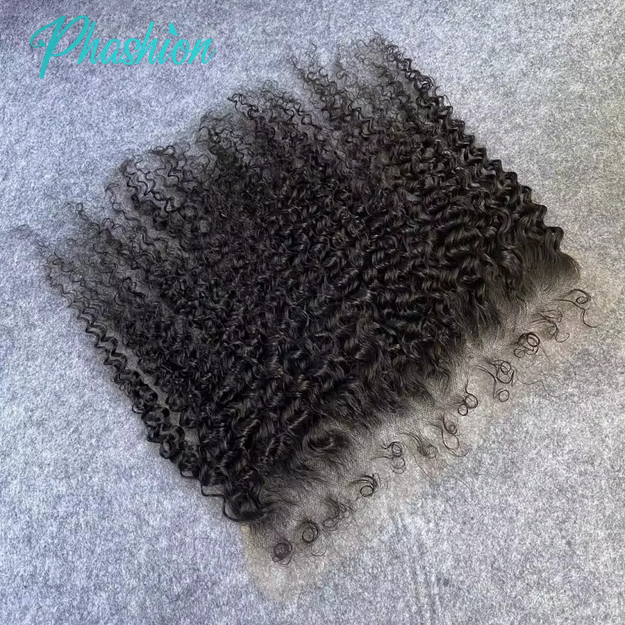upermall HD-Spitze Perücke, 28 Zoll, tiefe Locken, 13x6, Echthaar - Bild 2