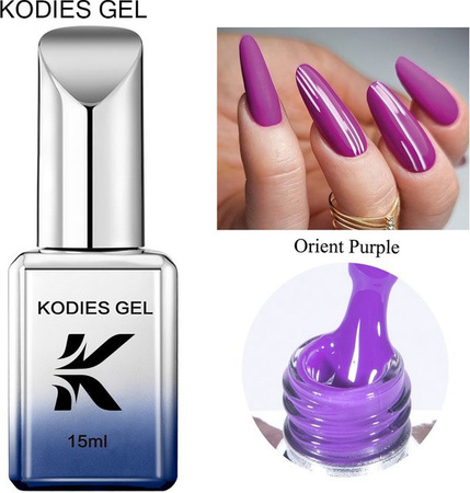 KODIES GEL Nagellack Semi Permanent, Dunkel Lavendel, Glänzend