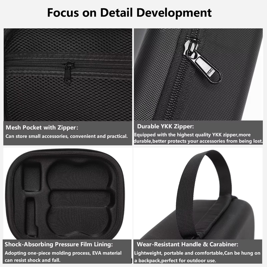 DJI Neo Fly More Combo Tragbare Aufbewahrungstasche und Reise-Schultertasche für Drohne und Akkus, Schwarz - Bild 3