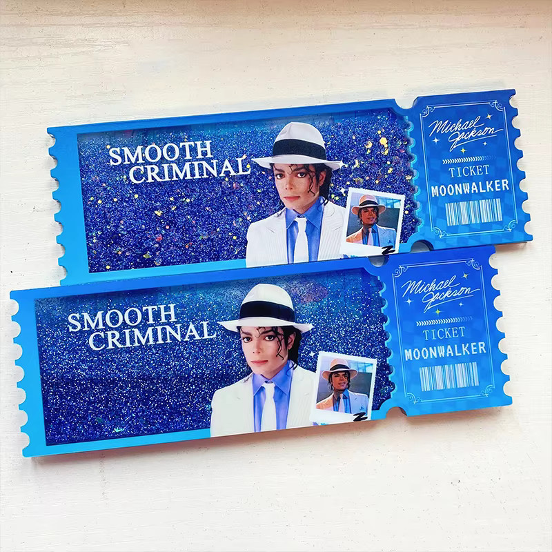 Personalisiertes Michael Jackson Cosplay Schreibtisch-Ornament im Cartoon-Stil als Geschenk oder Souvenir, B/H/T: 18,0 x 18,0 x 6,0 cm - Bild 4