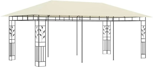 vidaXL Pavillon mit Moskitonetz in Beige, B/T/H: 600 x 300 x 273 cm - Bild 1