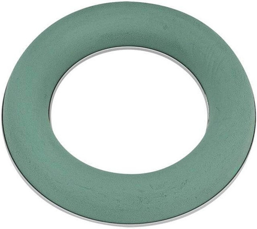 Smithers Oasis Frischblumenring in Grün für festliche Anlässe, Hochzeiten und Jubiläen, Durchmesser: 20 cm
