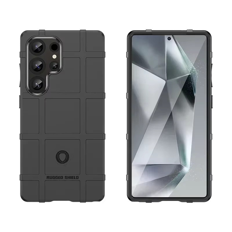 Robuste Handyhülle in Militärqualität für Samsung Galaxy S23, S24, S25 Plus, S25 Ultra und S25 FE in Schwarz - Bild 2