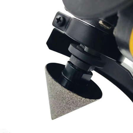 RSMXYO Diamant Abschrägung Fase Bit Set mit M14 Gewinde zur Lochvergrößerung und Senkung für Granit, Marmor und Stein, 48 mm Durchmesser