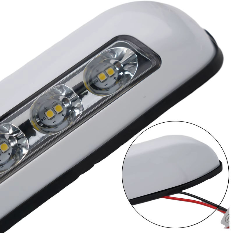 SUITU LED Außenleuchte IP67 wasserdicht für Caravan und Anhänger, weiße SMD Lichtleiste für Markise, Veranda oder Innenwand, 12V/24V - Bild 6