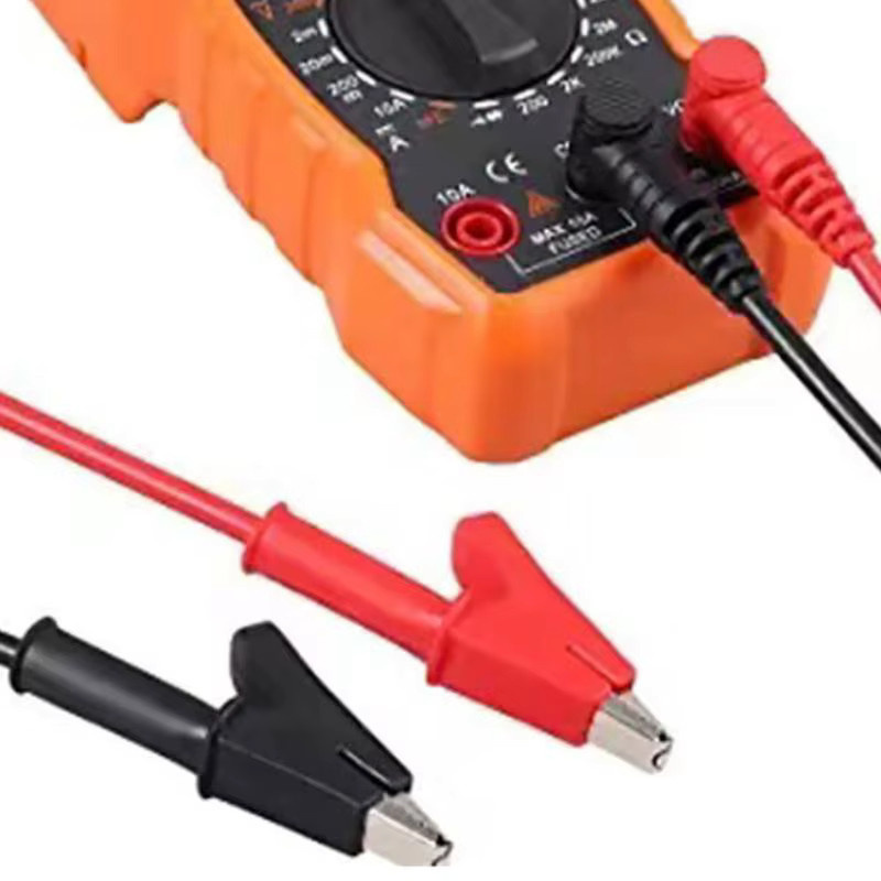 ESHYLALA Bananenstecker Testkabel mit Krokodilklemmen, 10A, Rot - Bild 5