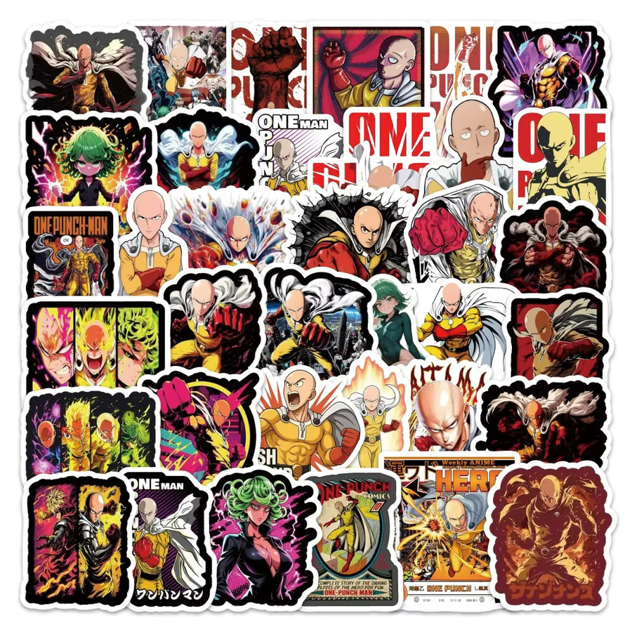 GOGOTU One Punch Man Graffiti Aufkleber, 54-teiliges Set - Bild 2
