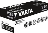 VARTA Silberoxid-Knopfzelle 364 Batterie in Silber und Schwarz - Bild 1