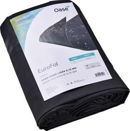 Oase EuroFol EPDM Teichfolie Schwarz B: 4 m, T: 6 m