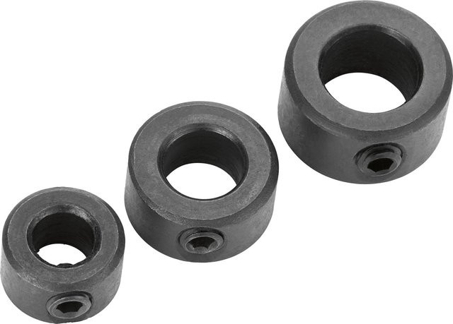 LUX-TOOLS Tiefenstopp-Set Classic 3-teilig in Schwarz aus Metall - Bild 1