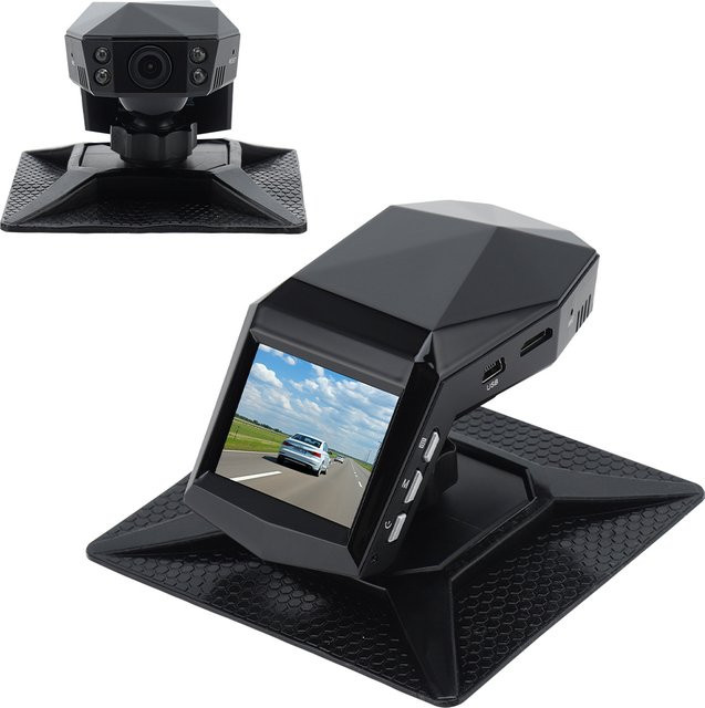Eye4U Auto Dashcam mit 4K HD Auflösung, 170 Grad Weitwinkel und Nachtsicht, Schwarz - Bild 1