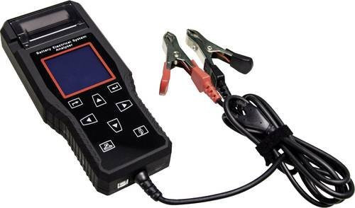 Helvi T10 Batterieüberwachung Kfz-Batterietester und Systemanalysegerät mit Drucker in Schwarz, B/T/H: 32,0 x 28,5 x 10,5 mm - Bild 1