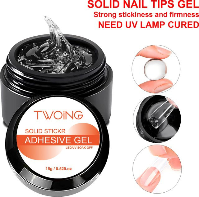 TWOING Nagelspitzen-Gel, 15 g, glänzend - Bild 1
