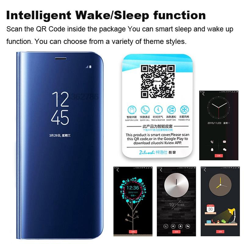 Samsung Galaxy S23 Ultra 5G Smart Mirror Leder Flip Cover mit magnetischem Buchständer - Bild 2
