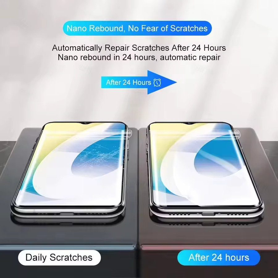 3er-Pack Hydrogel Displayschutzfolie für Oppo K11, K11x, F23 5G, Reno11 A, Reno13 Pro, PKM110 Pro und PKK110, transparent - Bild 3
