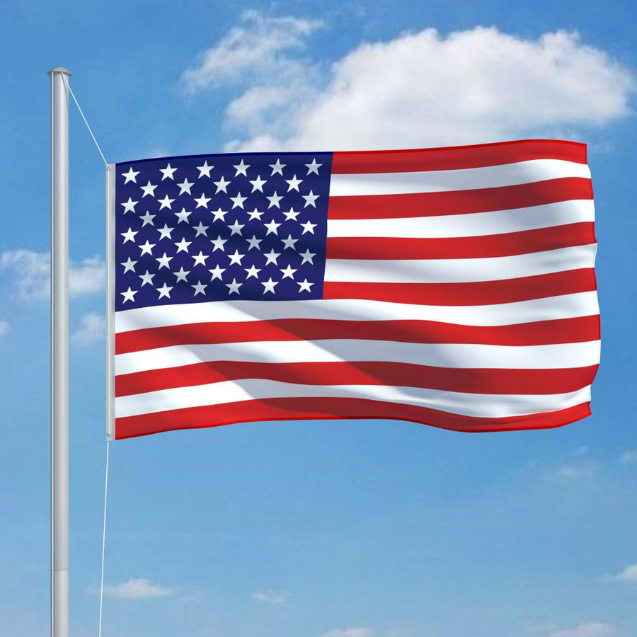 Vidaxl Flagge der Vereinigten Staaten in Multicolor aus Polyester, B x H: 150 x 90 cm - Bild 3