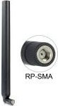DeLOCK RP-SMA WLAN Antenne Schwarz 9 dBi 5,5 dBi ungerichtet 88991 - Bild 1