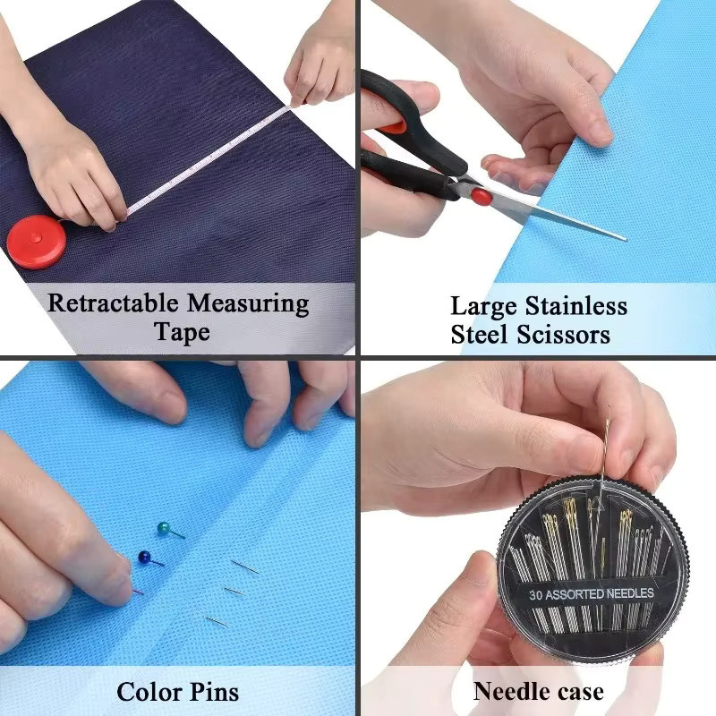 Multifunktionales DIY Mini Nähen Kit mit Stickerei-Zubehör in Multicolor für den Heimgebrauch - Bild 4