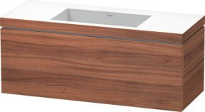 Duravit Waschtischunterschrank L-Cube c-bonded, Farbe Natur, wandhängend, B: 120 cm, T: 48 cm, H: 50 cm - Bild 1