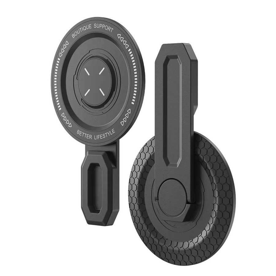Universeller magnetischer Handyhalter in Schwarz mit 360 Grad Drehung und abnehmbarer Funktion für die Lüftungsschlitze, passend für iPhone, Samsung und Xiaomi - Bild 3