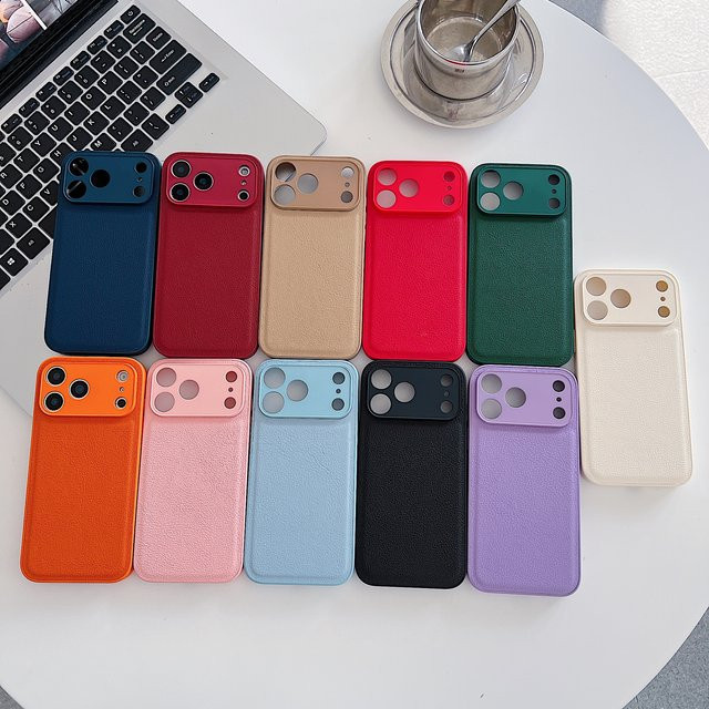 Luxuriöse Business-Handyhülle aus PU-Leder für Apple iPhone 17 16 15 14 13 12 11 Pro Max mit stoßfester Rückseite - Bild 1