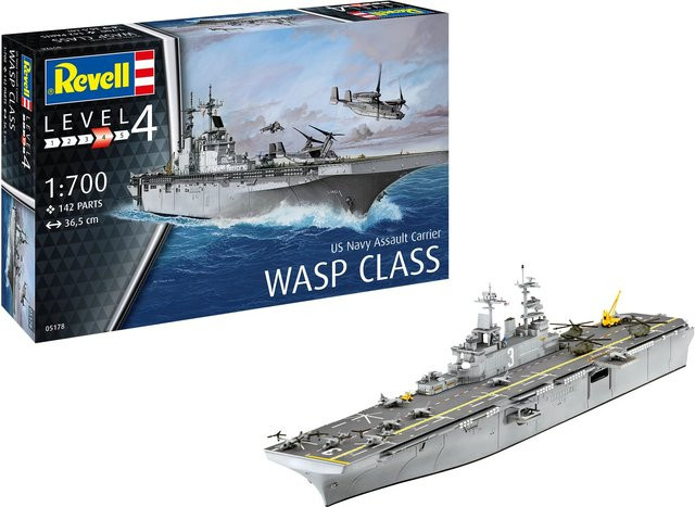 Revell US Navy Assault Carrier WASP Class Schiff - Bild 1