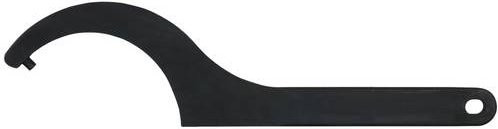 KS Tools Fester Hakenschlüssel mit Zapfen aus Chrom-Vanadium, Schwarz, Schlüsselweite 135 - 145 mm - Bild 1