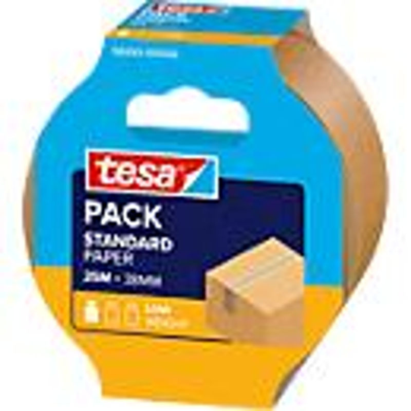 tesapack Paper Standard eco Paketklebeband aus FSC zertifiziertem Papier, braun, Breite: 38 mm, Länge: 25 m - Bild 3