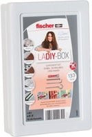 Fischer Sortimentskasten aus Kunststoff mit Dübeln und Schrauben, Grau/Transparent, 10,5 mm - Bild 1