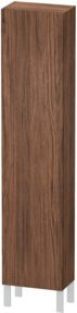 Duravit L-Cube Hochschrank für das Badezimmer in Nussbaum dunkel, B/T/H: 40 x 24,3 x 176 cm - Bild 1