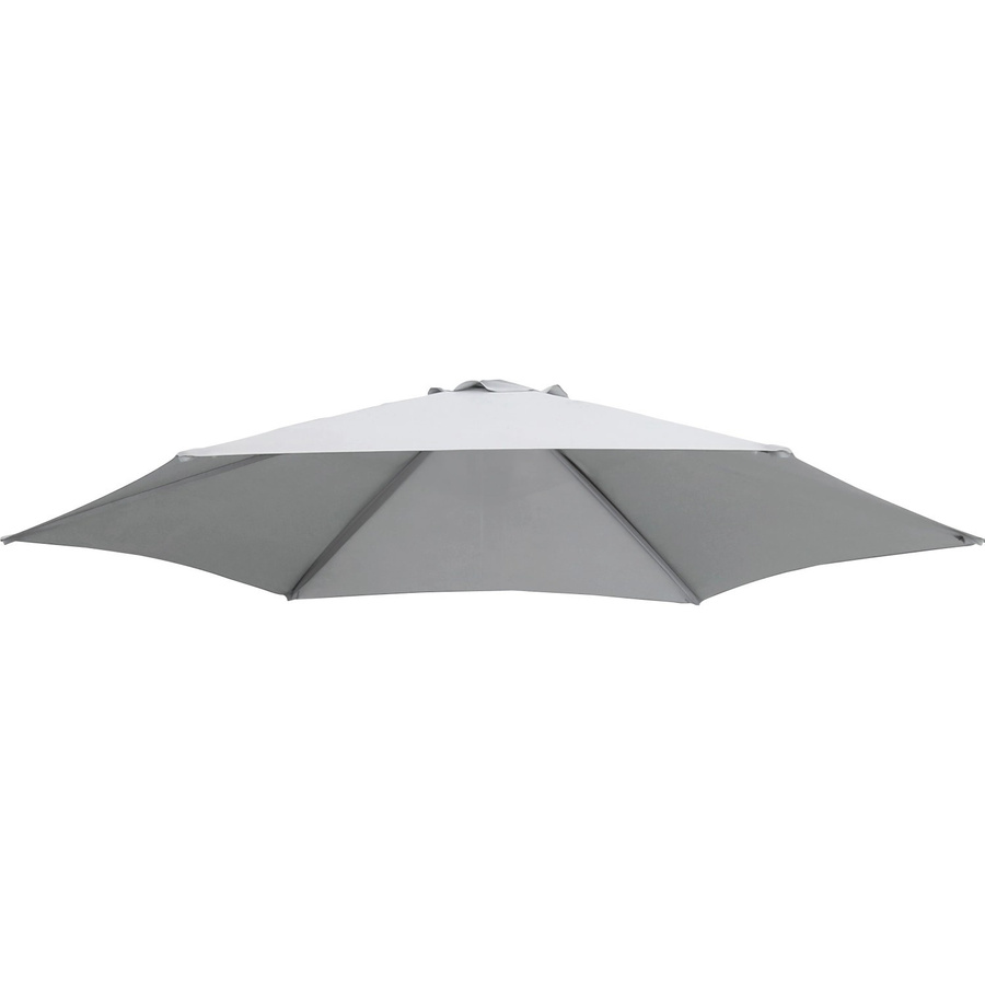Ersatzdach für Sonnenschirm Wando in Grau mit Ø 270 cm aus 100 % Polyester und UPF 50+ - Bild 2