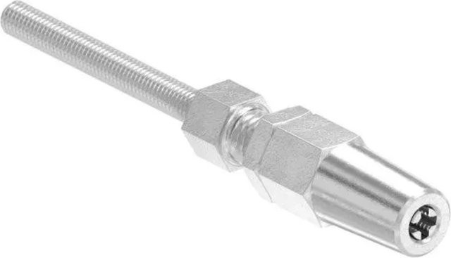 FeNau Gewindeterminal aus Edelstahl V4A für Seil Ø 3 mm mit Gewinde M5 in Silber - Bild 1