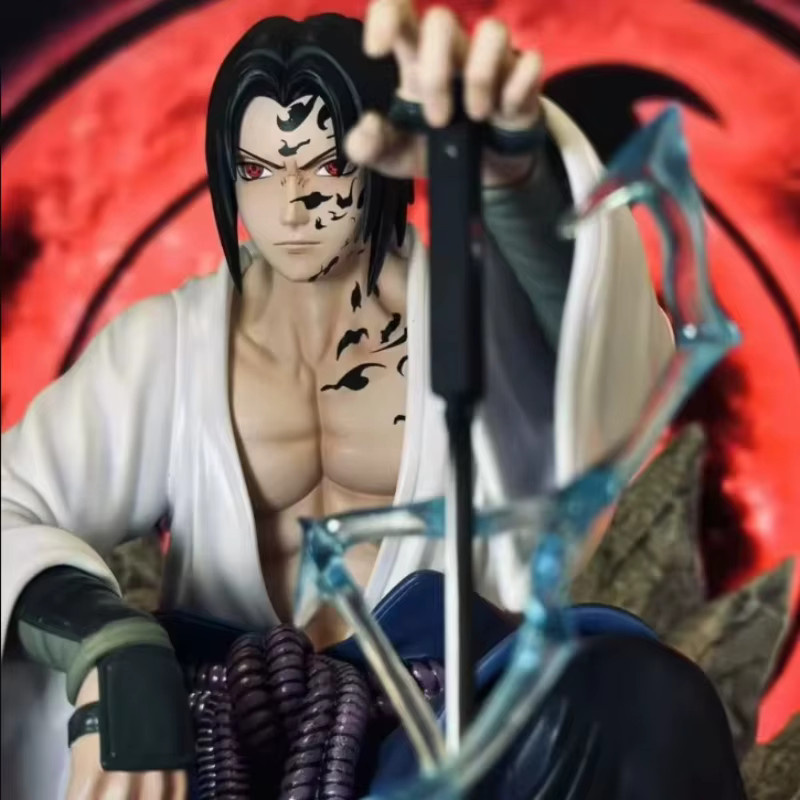 Bandai Naruto Sasuke Kampfmodell, Actionfigur, Kunststoff - Bild 4