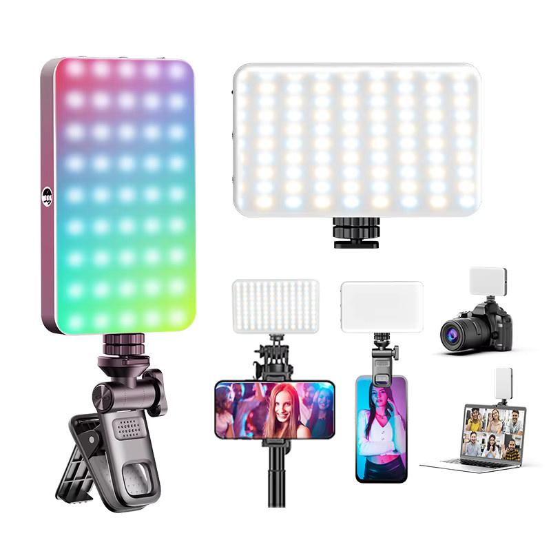 axnen RGB LED Videoleuchte mit einstellbarer Farbtemperatur 2500–9000 K für Fotografie und YouTube in Multicolor - Bild 6