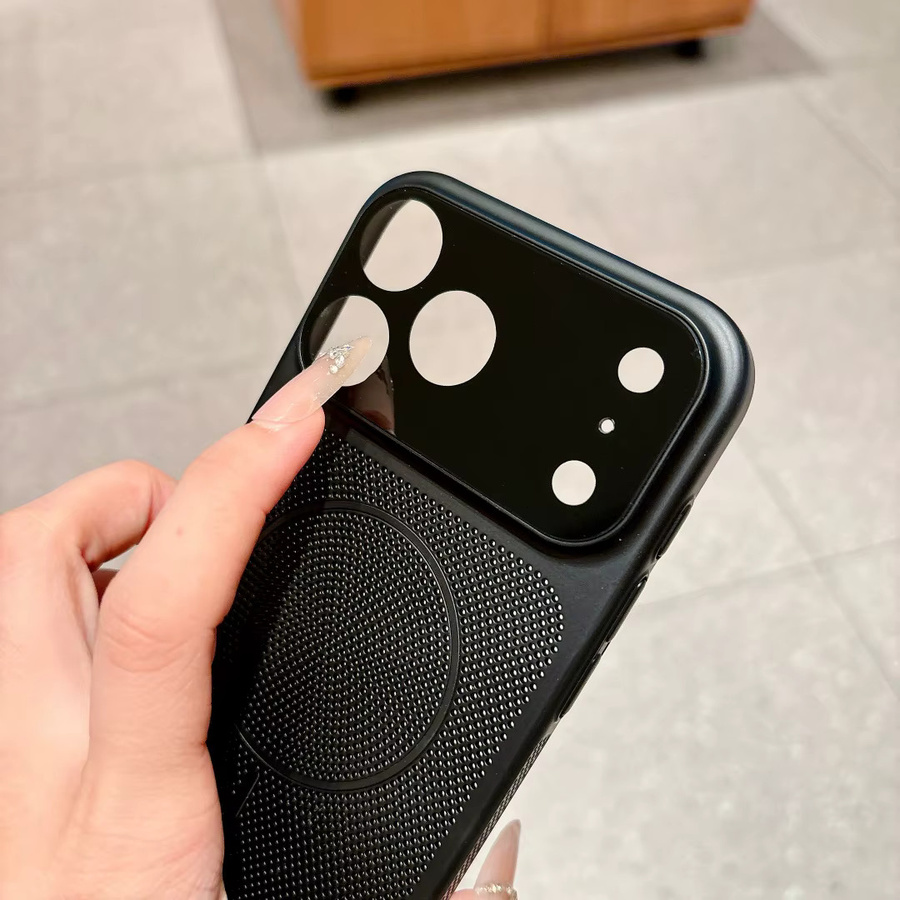 SUNWARD Magnetische Kühlhülle für iPhone kompatibel mit MagSafe in Pink und Schwarz - Bild 2