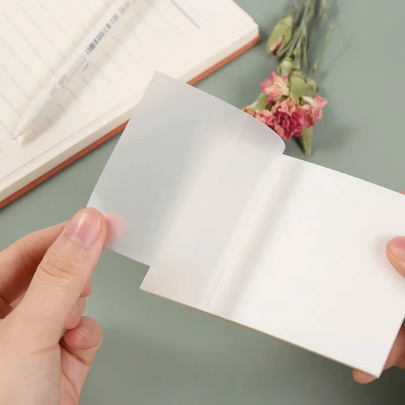 Transparente Haftnotizen Post-it Notizblöcke für Schule und Bürobedarf - Bild 2