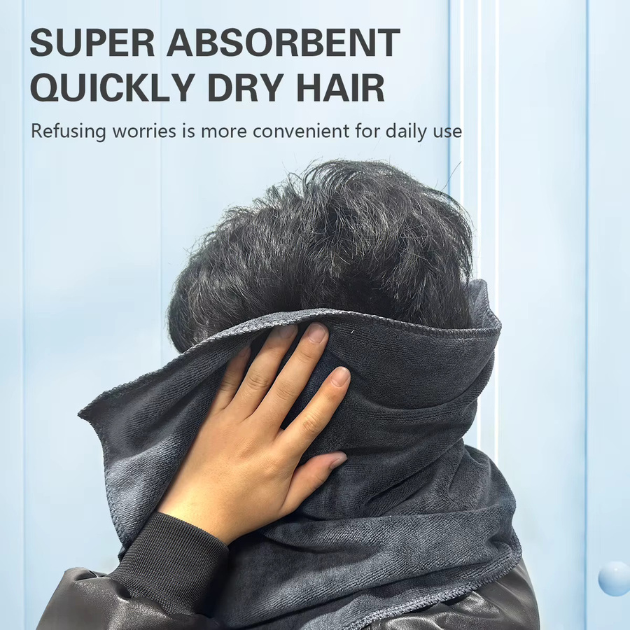 Mehrfarbiges Friseur-Handtuch, superabsorbierend, 76*35 cm - Bild 4