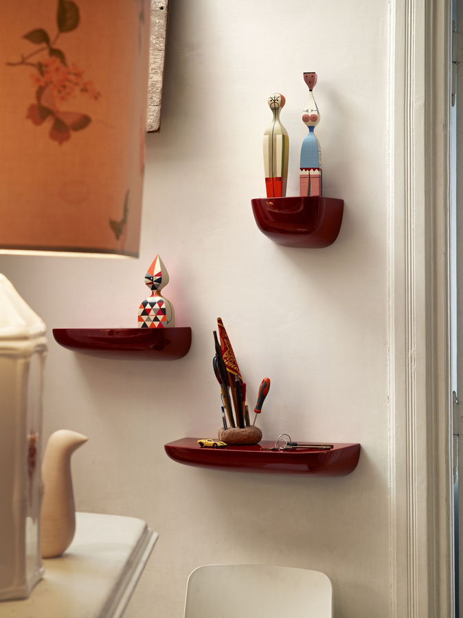 Vitra Corniches Wandablage in Rot - Bild 1