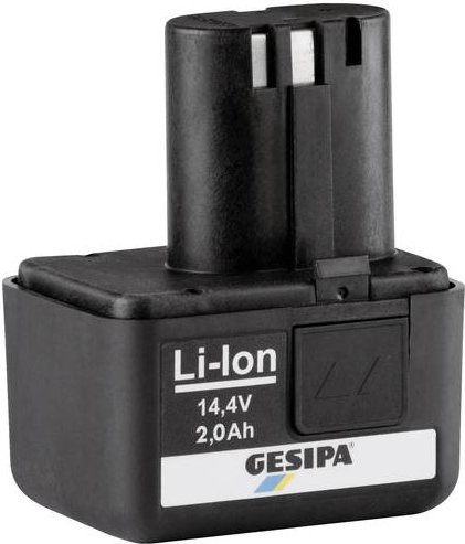 Gesipa Li-Ionen-Schnellwechsel-Akku 14,4V 2Ah in Schwarz - Bild 1
