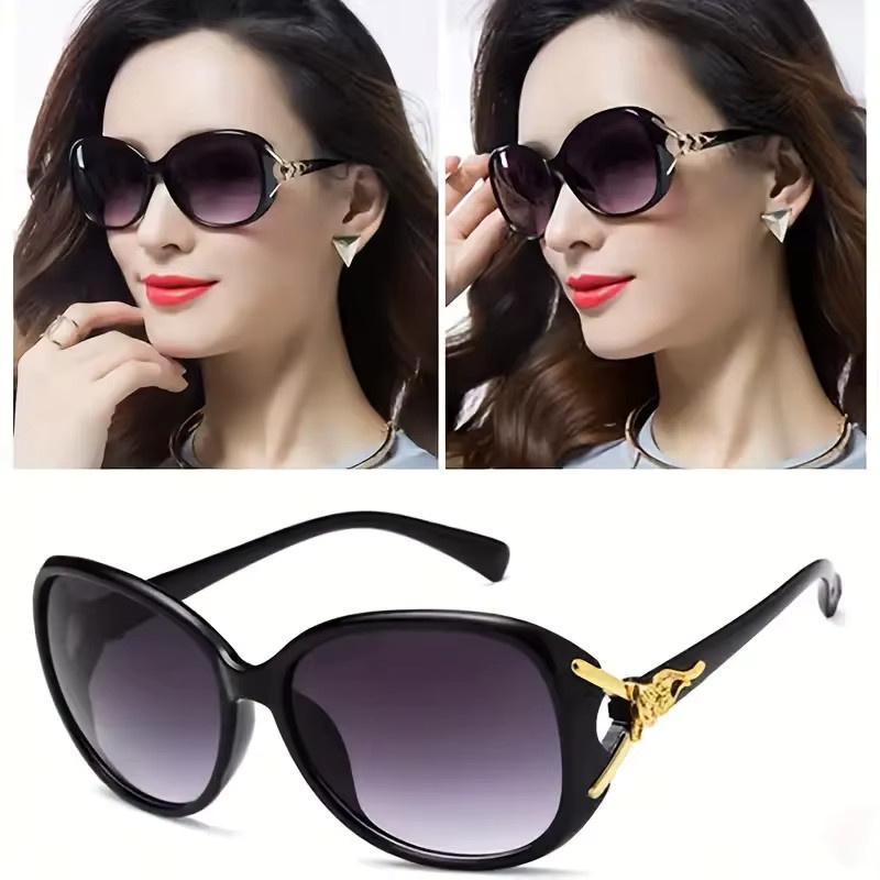 Hindfield Korrektionsbrille, oval, Vollrand, Gold, Kunststoff, Damen - Bild 3