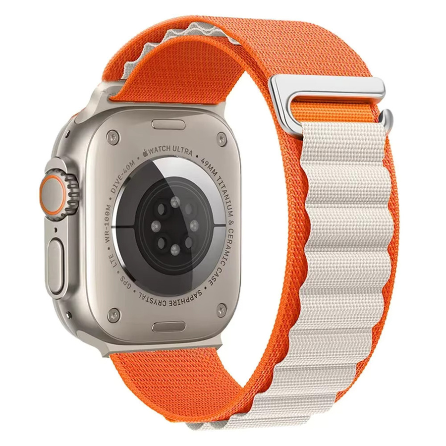 Alpine Loop Armband für Apple Watch, Titan, Textil/NATO, Bunt, Unisex - Bild 1