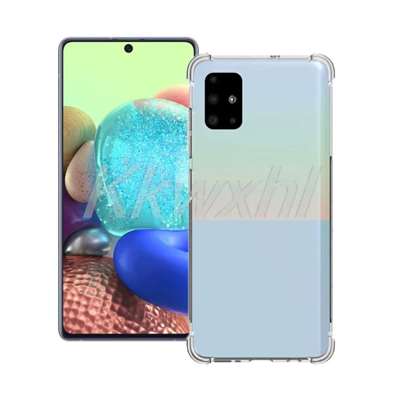 Original Samsung Galaxy A71 A51 5G Schutzhülle aus weichem TPU in Transparent - Bild 2